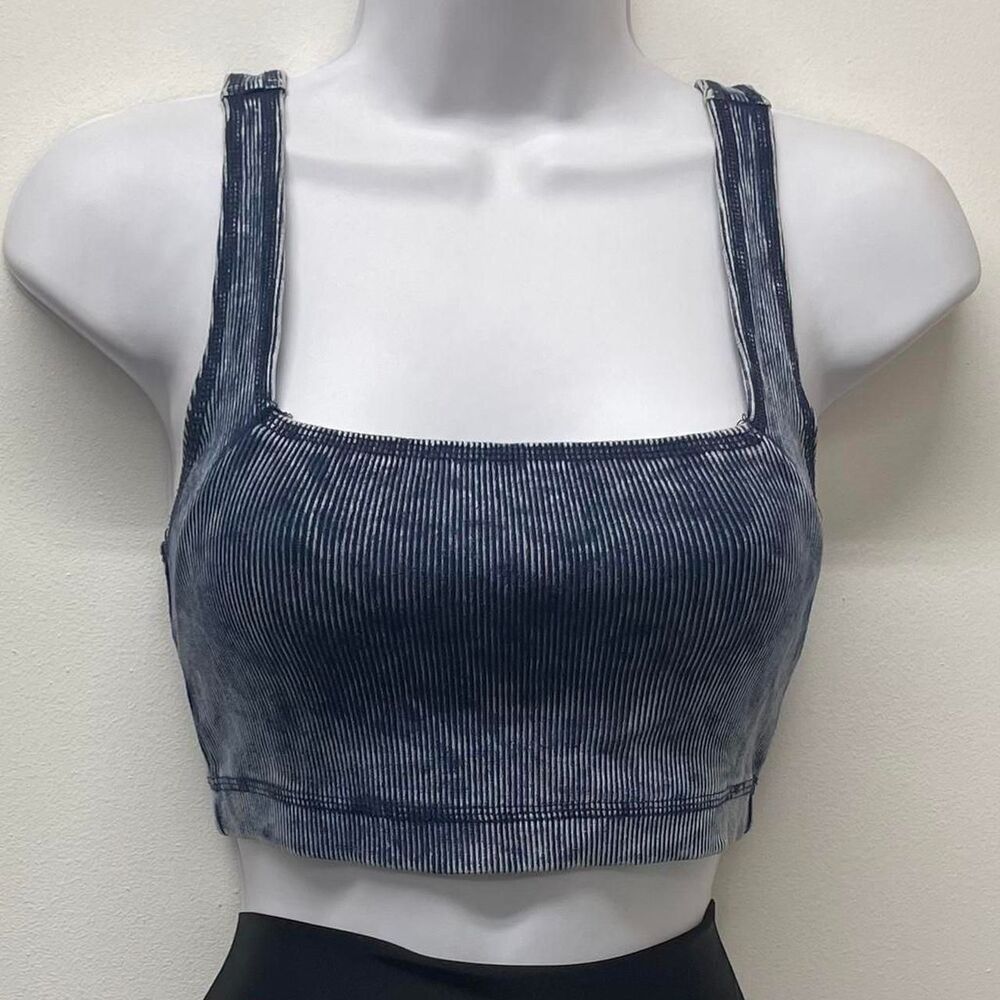 NWOT Jr/Girls XS Blue White Cropped Tank by Out From Under for Urban Outfitters